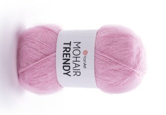 YarnArt Mohair Trendy 127 Pink