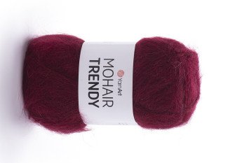 YarnArt Mohair Trendy 109 Bordeaux