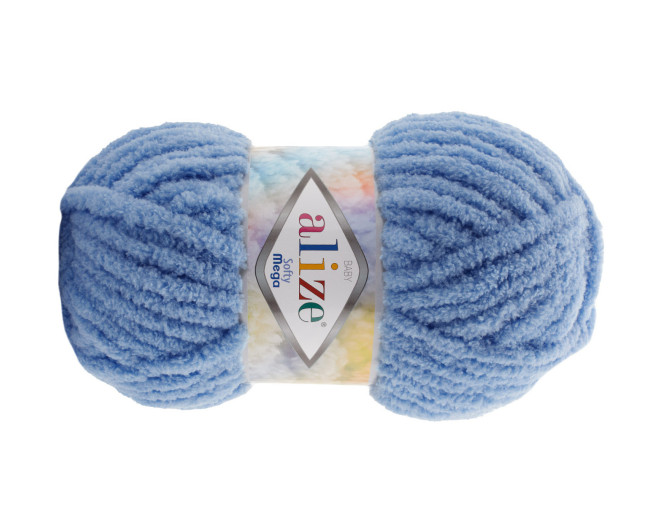 Alize Softy Mega 100gr | 70m 374 Džinso mėlyna