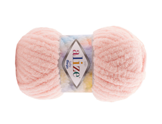 Alize Softy Mega 100gr | 70m 340 Light pink