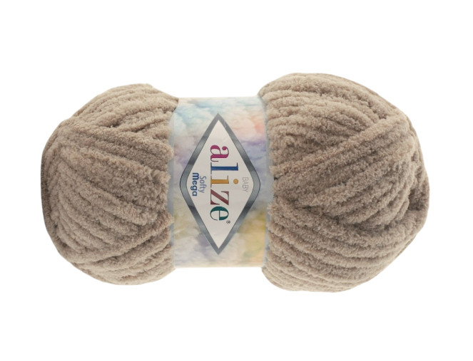 Alize Softy Mega 100gr | 70m 530 Kakavinė