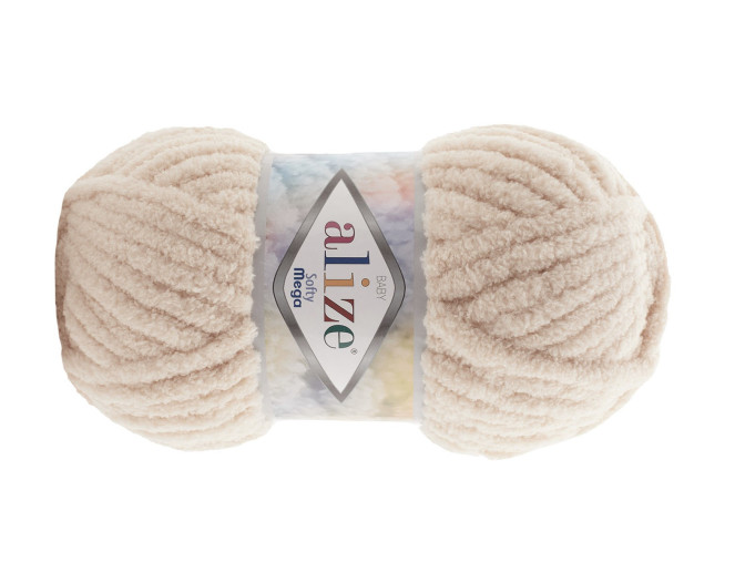 Alize Softy Mega 100gr | 70m 310 Kreminė