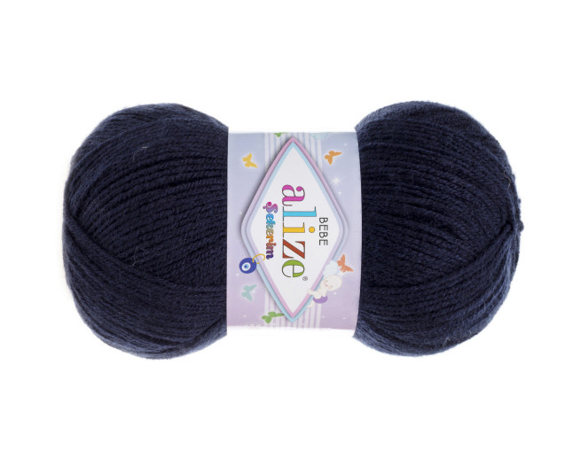 Alize Sekerim Bebe 100g | 320m - 58 Tamsiai mėlyna