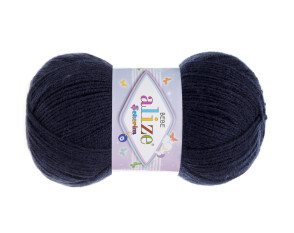 Alize Sekerim Bebe 100g | 320m - 58 Tamsiai mėlyna