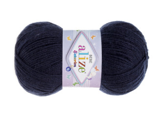 Alize Sekerim Bebe 100g | 320m - 58 Tamsiai mėlyna