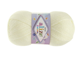 Alize Sekerim Bebe 100g | 320m - 01 Ekru