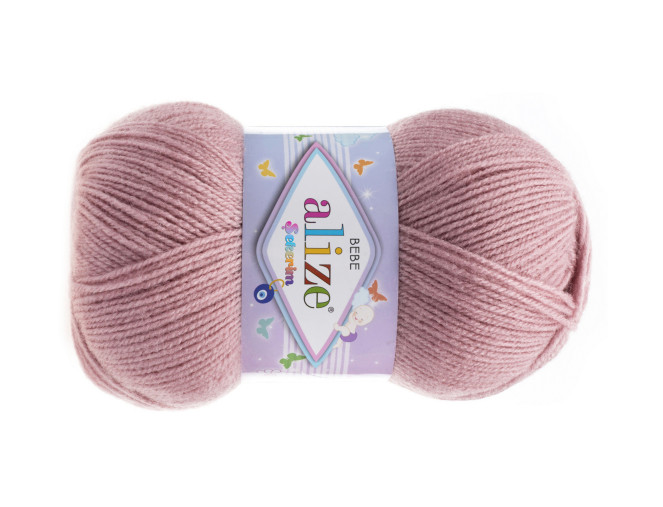 Alize Sekerim Bebe 100g | 320m - 315 Ash pink