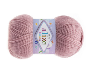 Alize Sekerim Bebe 100g | 320m - 315 Pelenų rožinė