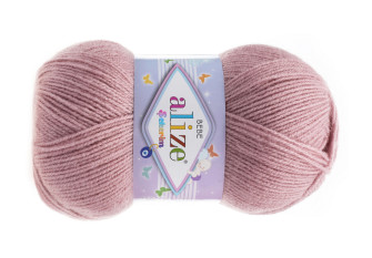 Alize Sekerim Bebe 100g | 320m - 315 Pelenų rožinė