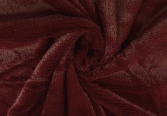 Faux fur - plush Bordeaux