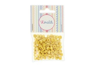 Mediniai karoliukai 6mm 10g | 6 spalvos