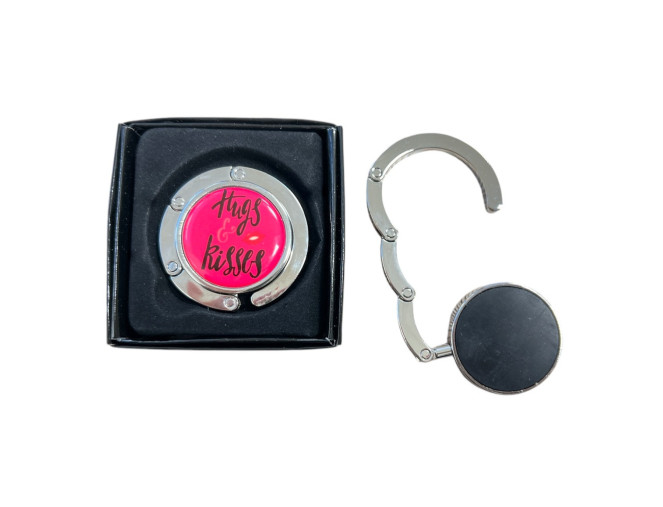 Hugs & kisses handbag holder
