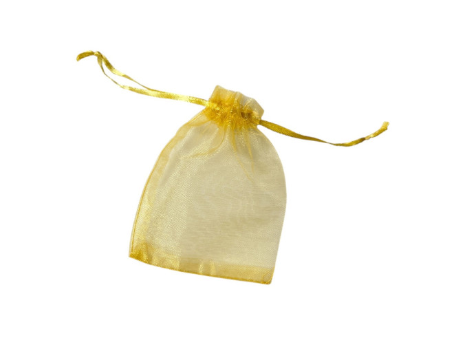 Organza bags 12x9cm Gold