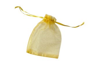 Organza bags 12x9cm Gold