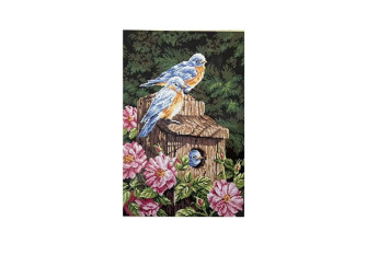 Embroidery painting with thread 40x50cm Birds