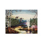 Siuvinėjimo paveikslas su siūlais 40x50cm Gamtos peizažas