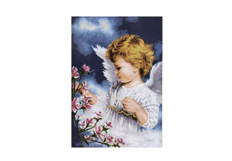 Embroidery painting with thread 40x50cm Angel