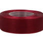 Organza ribbon 25mm 27m | 17 colours