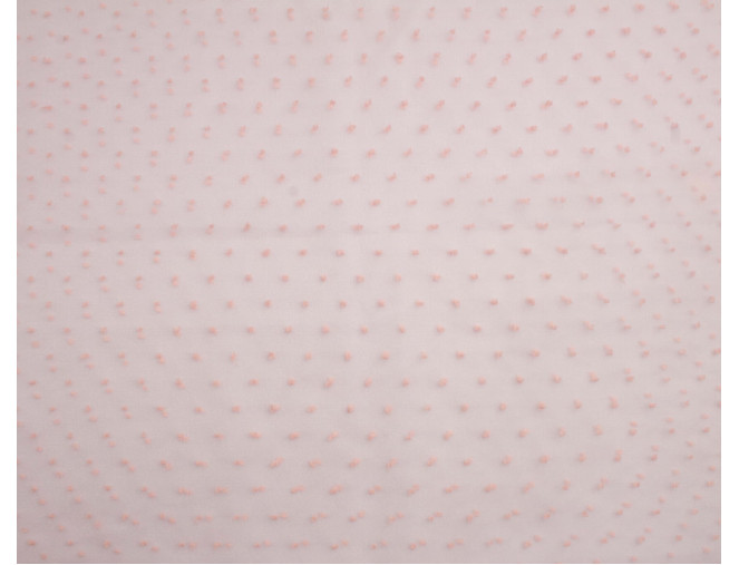 Organza with polka dots Light pink internetu