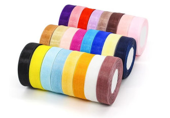 Organzos juostelė 25mm 27m | 17 spalvų