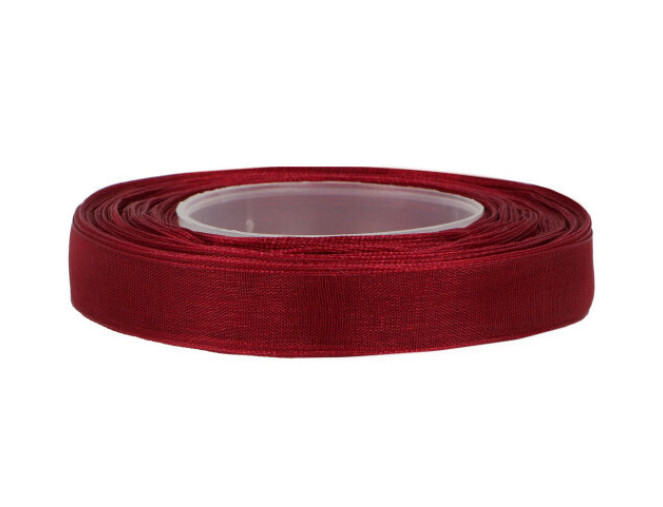 Organza ribbon 12mm 27m | 20 colours