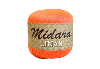 Linen yarn 100gr Orange | 214