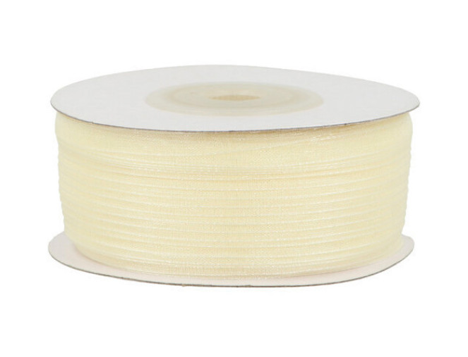 Organzos juostelė 3mm 91m | 24 spalvos