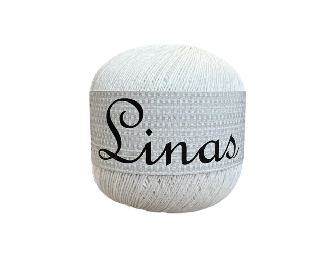 Lininiai siūlai 100gr Balta | 010 315m