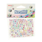 Plastic beads Letters 20g Pastel coloured