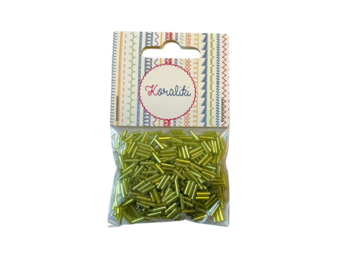 Plastic beads Straws 20g | 11 colours