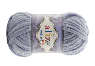 Alize Velluto 87 Pilka