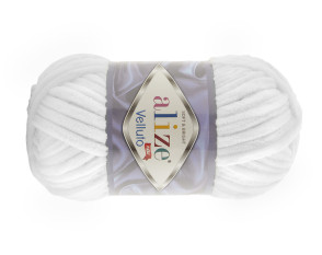 Alize Velluto 55 White Alize Velluto 55 White