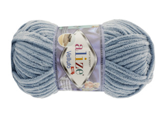 Alize Velluto 428 Pilka