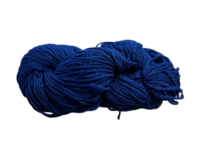 Wool yarn 100gr Blue