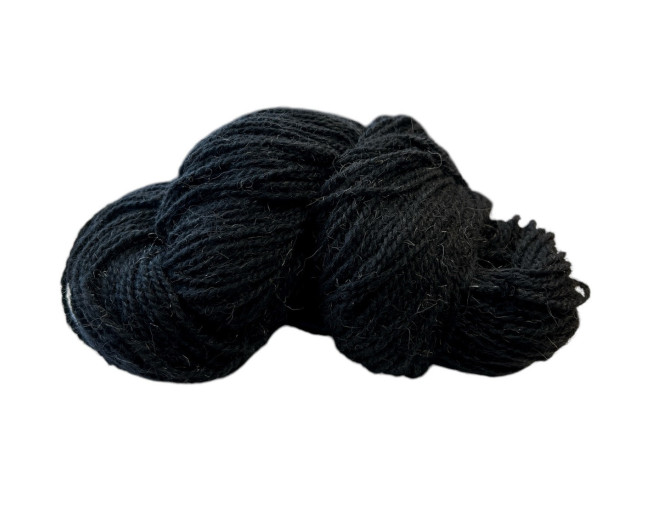Wool yarn 100gr Black