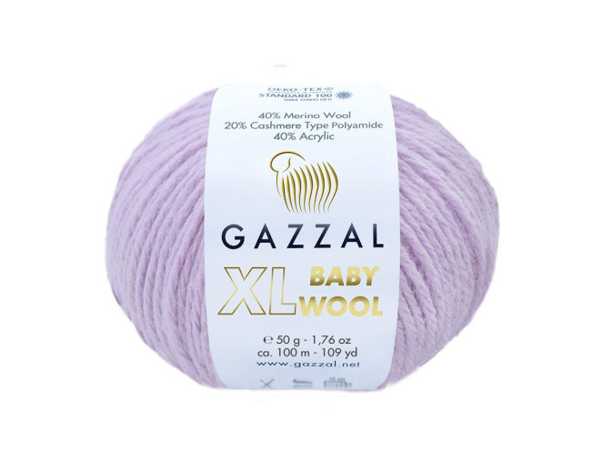 Gazzal XL Baby Wool 823 Alyvinė