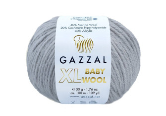 Gazzal XL Baby Wool 817 Pilka