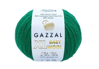 Gazzal XL Baby Wool 814 Žalia