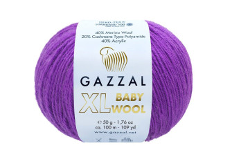 Gazzal XL Baby Wool 815 Violetinė