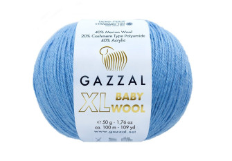 Gazzal XL Baby Wool 813 Šviesiai mėlyna