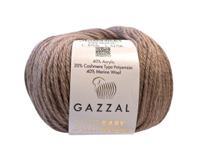 Gazzal XL Baby Wool 835 Kakavinė Gazzal XL Baby Wool 835 Kakavinė