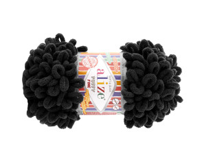 Alize puffy fine 60 Juoda Alize puffy fine 60 Juoda