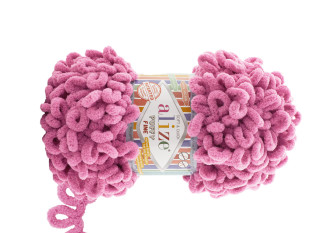 Alize puffy fine 178 Dark pink