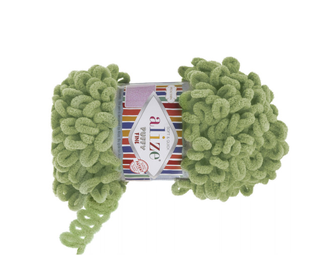 Alize puffy fine 485 Žalia