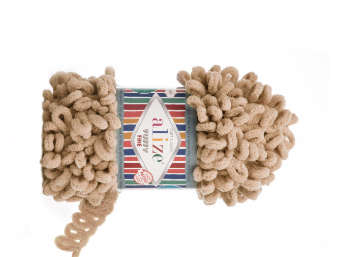 Alize puffy fine 415 Smėlio