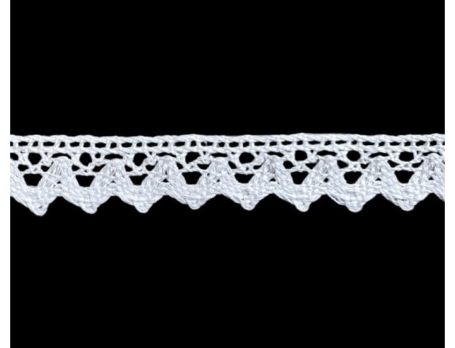 Cotton lace 15mm White