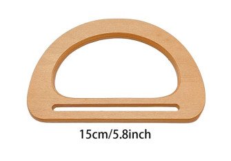 Wooden handles for handbags | 2 colours