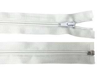 Spiral zip 55cm White