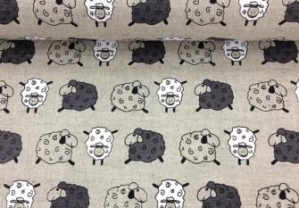 Linen fabric Sheep