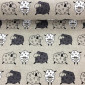 Linen fabric Sheep